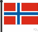 Norge - a constitutional monarchy in northern Europe on the western side of the Scandinavian Peninsula