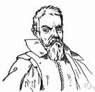 Galileo - Italian astronomer and mathematician who was the first to use a telescope to study the stars