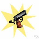 twenty-two pistol - a .22-caliber pistol
