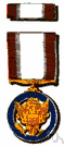 commendation - an official award (as for bravery or service) usually given as formal public statement