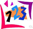 Hindu-Arabic numeral - one of the symbols 1,2,3,4,5,6,7,8,9,0