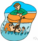 deliverer - a person who rescues you from harm or danger