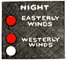 trade wind - steady winds blowing from east to west above and below the equator