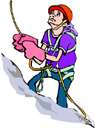 rock climbing