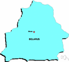 Byelarus - a landlocked republic in eastern Europe