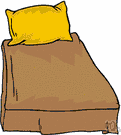bed pillow - a soft pillow for use on a bed
