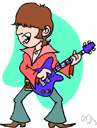 McCartney - English rock star and bass guitarist and songwriter who with John Lennon wrote most of the music for the Beatles (born in 1942)