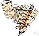 twisting - the act of rotating rapidly