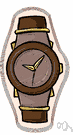 analog watch - a watch that represents time by the position of hands on a dial