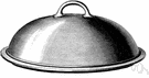 cover plate - covering consisting of a plate used to cover over or close in a chamber or receptacle