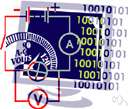 emf - the rate at which energy is drawn from a source that produces a flow of electricity in a circuit