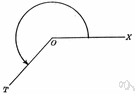 reflex angle - an angle greater than 180 degrees (but less than 360)