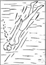deepness - the extent downward or backward or inward