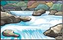 White River - a tributary of the Mississippi River that flows southeastward through northern Arkansas and southern Missouri