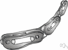 bicycle chain - a chain that transmits the power from the pedals to the rear wheel of a bicycle