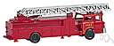 ladder truck - a fire engine carrying ladders