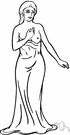 Cytherea - goddess of love and beauty and daughter of Zeus in ancient mythology