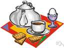 tea biscuit - flat semisweet cookie or biscuit usually served with tea