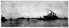 naval forces - an organization of military vessels belonging to a country and available for sea warfare