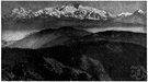 Kanchenjunga - a mountain the Himalayas on the border between Nepal and Tibet (28,208 feet high)