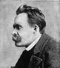 Nietzsche - influential German philosopher remembered for his concept of the superman and for his rejection of Christian values
