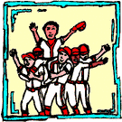 baseball team - a team that plays baseball