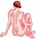 nude person - a naked person
