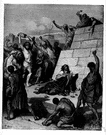pelting - anything happening rapidly or in quick successive