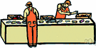 assembly plant - a factory where manufactured parts are assembled into a finished product