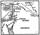Philistia - an ancient region on the coast of southwestern Palestine that was strategically located on a trade route between Syria and Egypt