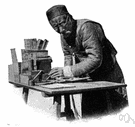letter writer - someone who communicates by means of letters