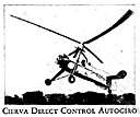 autogiro - an aircraft that is supported in flight by unpowered rotating horizontal wings (or blades)