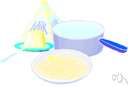 atole - eaten as mush or as a thin gruel