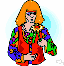 flower child - someone who rejects the established culture