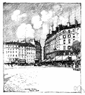 Left Bank - the region of Paris on the southern bank of the Seine