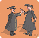 academic costume - a costume worn on formal occasions by the faculty or students of a university or college