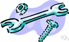 lag bolt - a heavy woodscrew with a square or hexagonal head that is driven in with a wrench