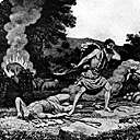 mark of Cain - the mark that God set upon Cain now refers to a person's sinful nature