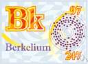 berkelium - a radioactive transuranic element