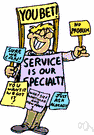 packaging - a message issued in behalf of some product or cause or idea or person or institution