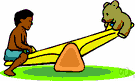 up and down - moving backward and forward along a given course
