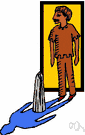 room access - the entrance (the space in a wall) through which you enter or leave a room or building