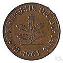 German mark - formerly the basic unit of money in Germany