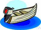 outboard motorboat - a motorboat with an outboard motor