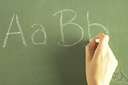 alphabetic writing - a writing system based on alphabetic characters