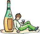 boozing - the act of drinking alcoholic beverages to excess