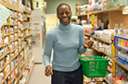 gangway - passageway between seating areas as in an auditorium or passenger vehicle or between areas of shelves of goods as in stores