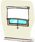drape - hanging cloth used as a blind (especially for a window)