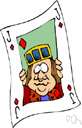 knave - one of four face cards in a deck bearing a picture of a young prince