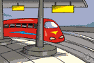 terminus - station where transport vehicles load or unload passengers or goods